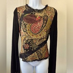 Sold…BETS by Canvasbacks women’s Paisley Blouse